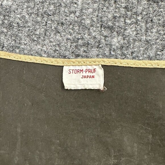 VTG Storm Pruf Japan Vest Mens M Beige Fishing Zip Up Pockets - Picture 6 of 10